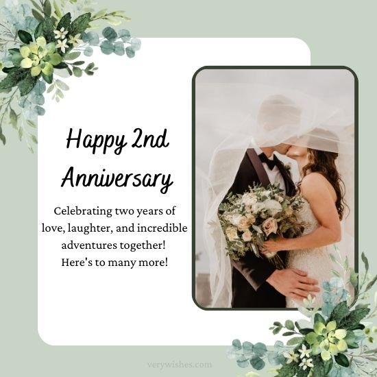 845 heartfelt happy 2 years anniversary wishes 65718edd31887