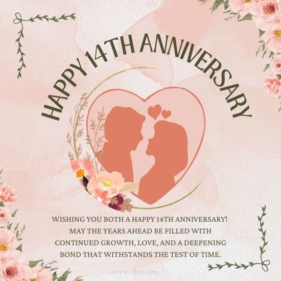 925 best 14th wedding anniversary wishes quotes for couples 65718ed77ec9f