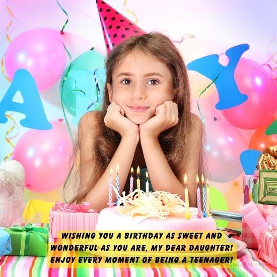 happy 13th birthday wishes for daughter amazing messages for teenager 657194c22194b