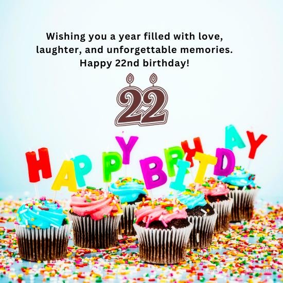 happy 22nd birthday wishes special greetings for young adult 657194d556f58